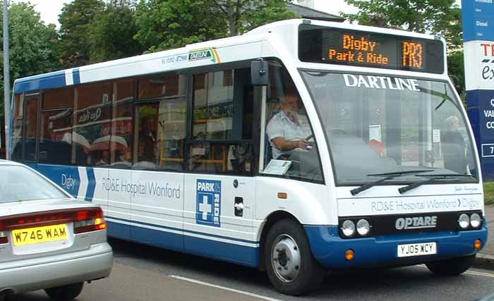 Dartline Optare Solo YJ05WCY